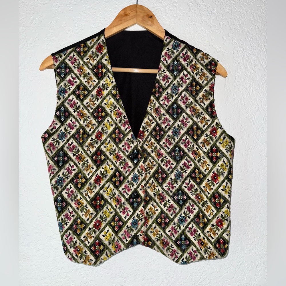 Vintage Tapestry Vest
